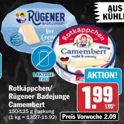 HIT Rotkäppchen/ Rügener Badejunge Camembert Angebot