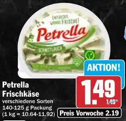 HIT Petrella Frischkäse Angebot