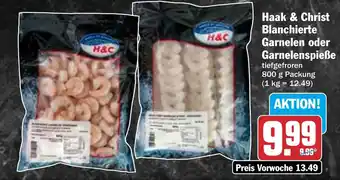 HIT Haak & Christ Blanchierte Garnelen oder Garnelenspieße Angebot