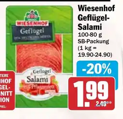 HIT Wiesenhof Geflügel- Salami Angebot