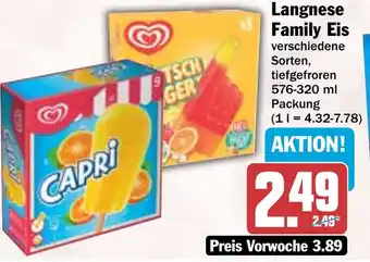 HIT Langnese Family Eis Angebot