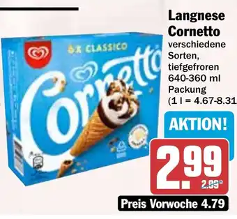 HIT Langnese Cornetto Angebot