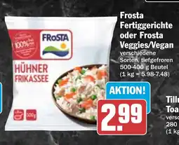HIT Frosta Fertiggerichte oder Frosta Veggies/Vegan Angebot