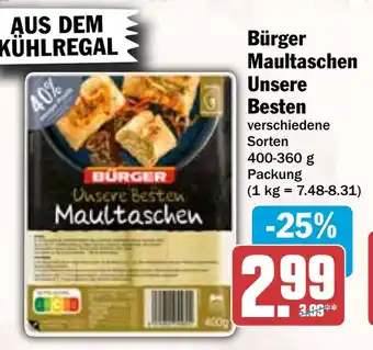 HIT Bürger Maultaschen Unsere Besten Angebot