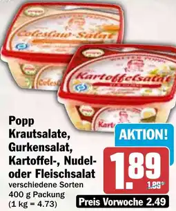 HIT Popp Kartoffelsalat Krautsalate, Gurkensalat, Kartoffel-, Nudel- oder Fleischsalat Angebot