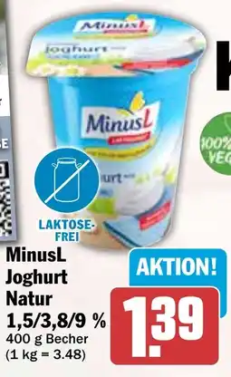 HIT Minust joghurt Natur 1,5/3,8/9% Angebot