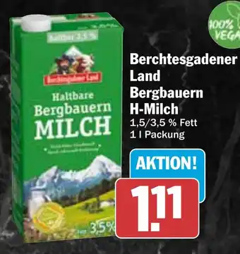 HIT Berchtesgadener Land Bergbauern H-Milch Angebot