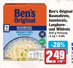 HIT Ben's Original Basmatireis, Jasminreis, Langkorn- und Wildreis Angebot