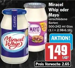 HIT Miracel Whip oder Mayo Angebot
