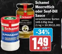 HIT Schamel Meerrettich oder Senf-Dill Sauce Angebot