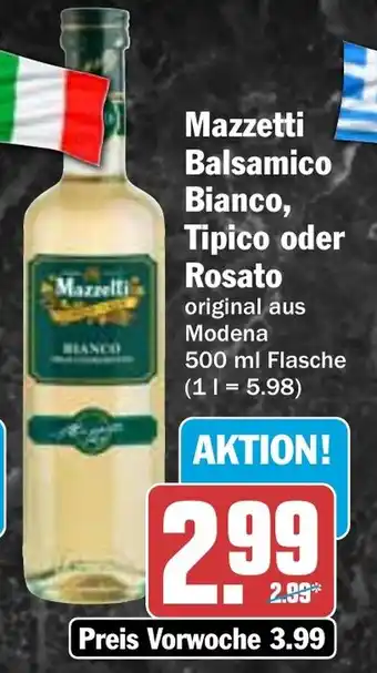 HIT Mazzetti Balsamico Bianco, Tipico oder Rosato Angebot