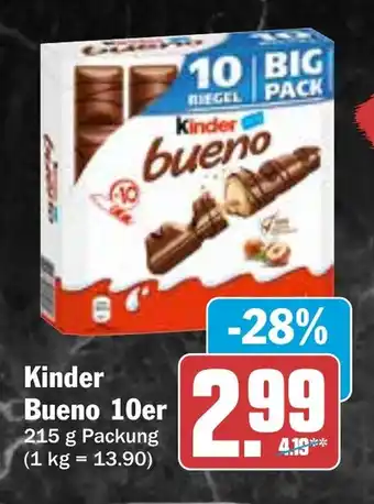 HIT Kinder Bueno 10er Angebot