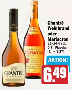 HIT Chantré Weinbrand oder Mariacron Angebot