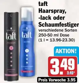 HIT taft Haarspray, -lack oder Schaumfestiger Angebot