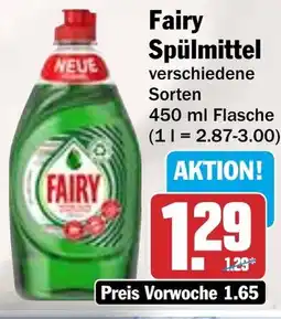 HIT Fairy Spülmittel Angebot