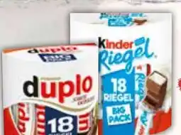 HIT Duplo, Kinder Riegel Big Pack oder Schoko Bons Angebot
