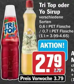 HIT Tri Top oder Yo Sirup Angebot