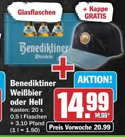 HIT Benediktiner Weißbier oder Hell Angebot