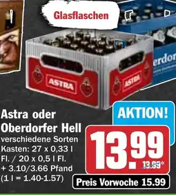 HIT Astra oder Oberdorfer Hell Angebot