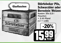 HIT Störtebeker Pils, Schwarzbier oder Bernstein Weizen Angebot