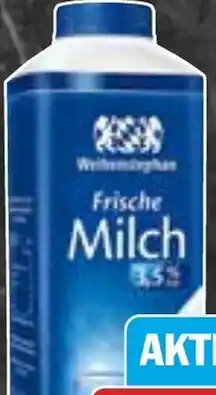 HIT Weihenstephan Frische Milch 1,5/3,5 % Fett Angebot