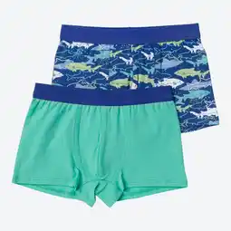 NKD Kinder-Jungen-Retroshorts mit Hai-Motiv, 2er-Pack Angebot