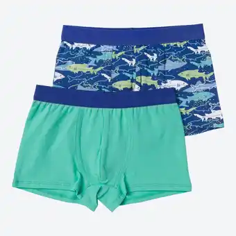 NKD Kinder-Jungen-Retroshorts mit Hai-Motiv, 2er-Pack Angebot