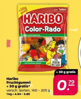 NETTO Haribo Fruchtgummi + 30 g gratis Angebot