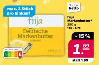 NETTO frija Markenbutter Angebot