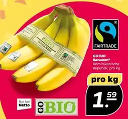 NETTO GO BIO Bananen Angebot