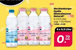 NETTO Mecklenburger Quelle Mineralwasser Naturell Angebot