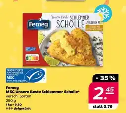 NETTO Femeg MSC Unsere Beste Schlemmer- Scholle Angebot