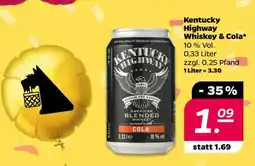 NETTO KENTUCKY HIGHWAY Whiskey & Cola Angebot