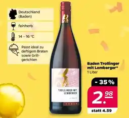 NETTO Baden Trollinger mit Lemberger Angebot