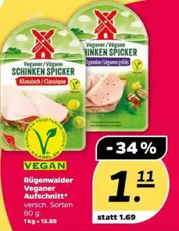 NETTO Rügenwalder veganer Aufschnitt Angebot