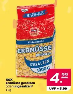 NETTO Xox Erdnüsse Gesalzen oder ungesalzen Angebot