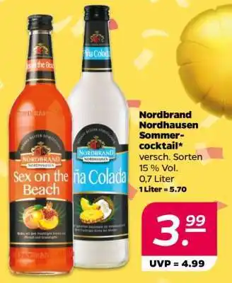 NETTO Nordbrand Nordhausen Sommercocktail Angebot
