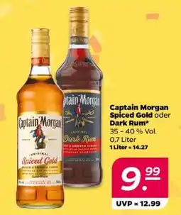 NETTO Captain Morgan Spiced Gold oder Dark Rum Angebot