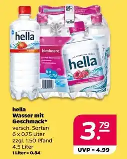 NETTO hella Wasser mit Geschmack Angebot