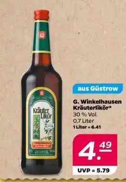 NETTO G. Winkelhausen Kräuterlikör Angebot