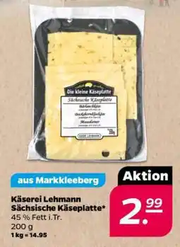 NETTO Käserei Lehmann Sächsische Käseplatte Angebot
