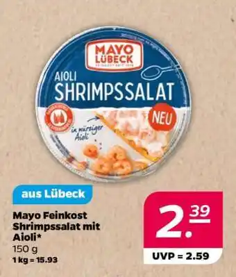 NETTO Mayo Feinkost Shrimpssalat mit Aioli Angebot