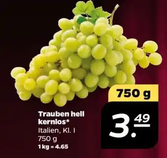 NETTO Trauben hell kernlos Angebot