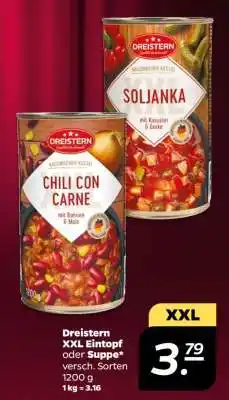 NETTO Dreistern XXL Eintopf oder Suppe Angebot