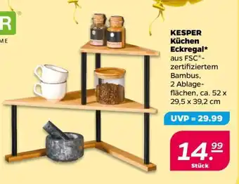 NETTO KESPER Küchen Eckregal Angebot