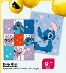 NETTO Disney Stitch Kuscheldecke Angebot