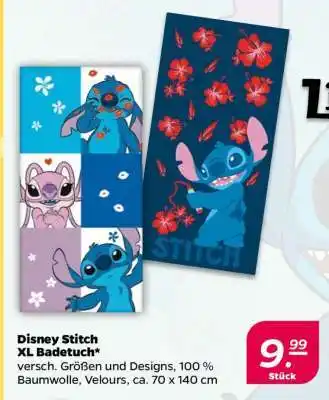 NETTO Disney Stitch XL Badetuch Angebot