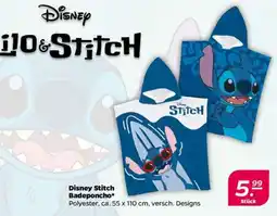 NETTO Disney Stitch Badeponcho Angebot