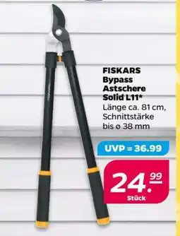 NETTO FISKARS Bypass Astschere Solid L11 Angebot