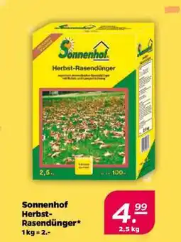 NETTO Sonnenhof Herbst-Rasendünger Angebot